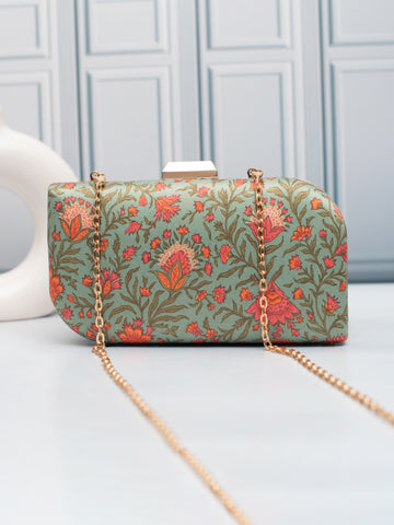 Artklim Garden Grace Printed Clutch