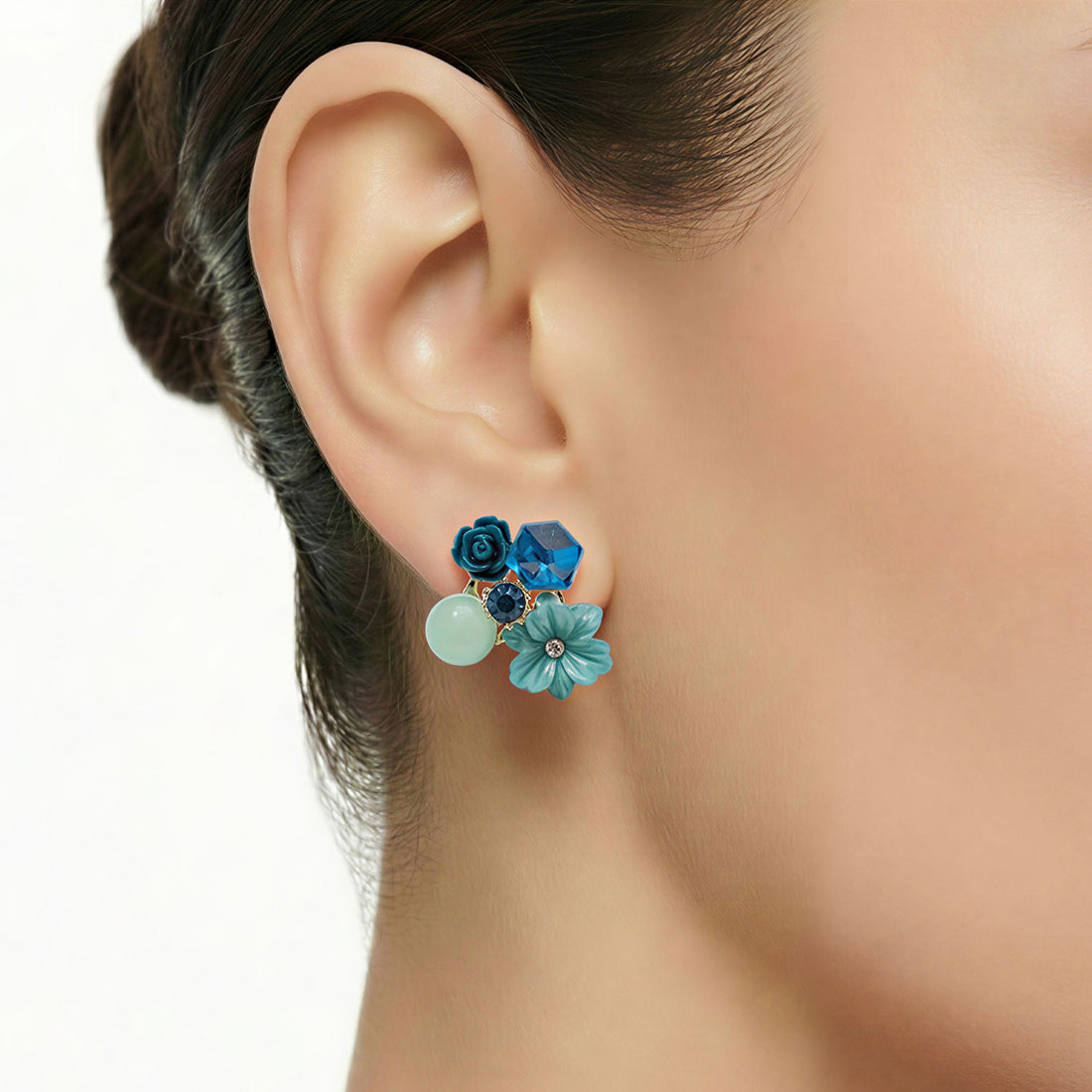 Artklim Anti-Tarnish Gold Plated Long Drop Earrings For Women