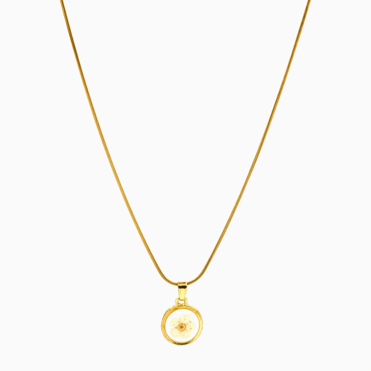 Artklim Gold Plated Clover Leaf Pendant Necklace