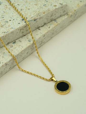 Arklim Roman Night Disc Anti Tarnish Pendant