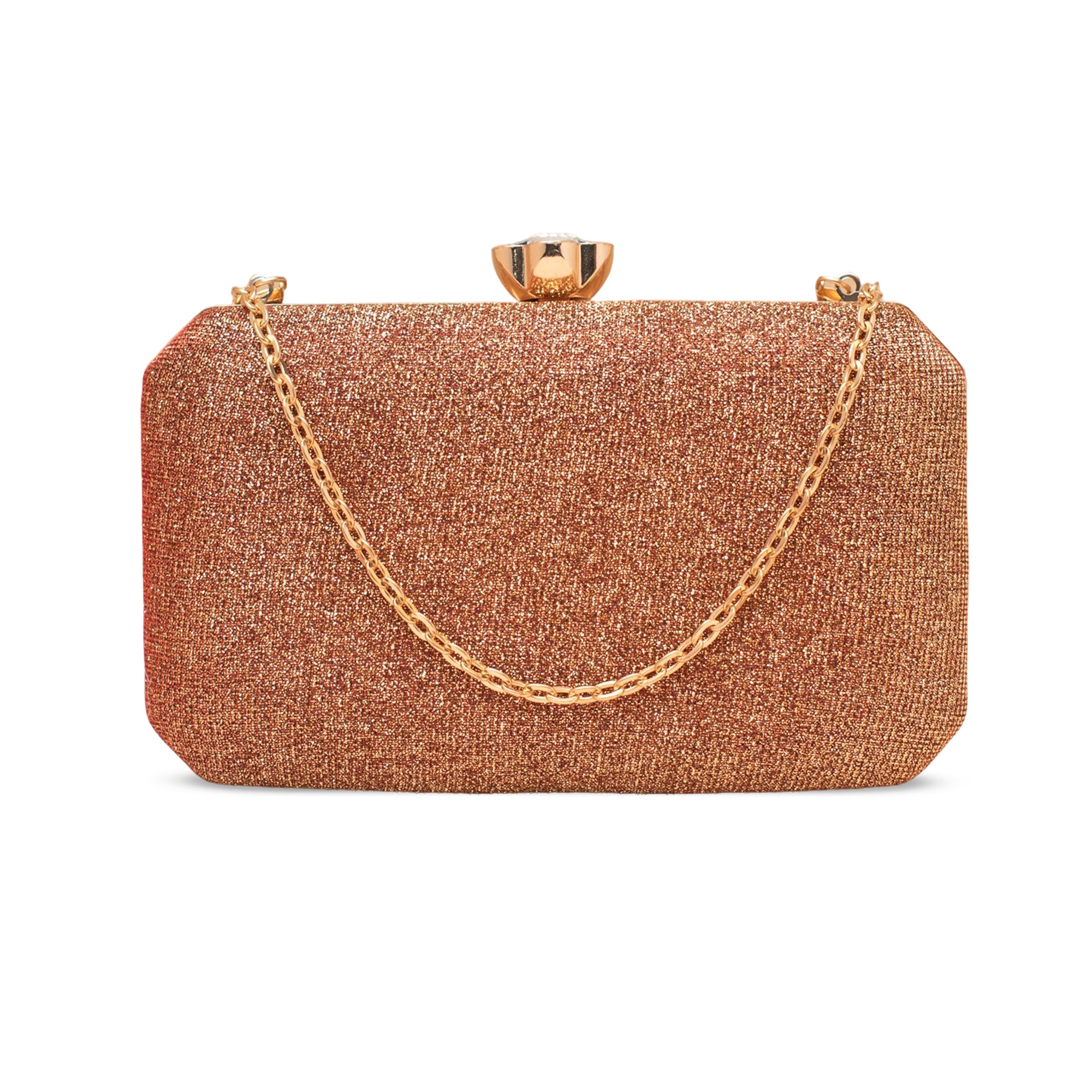 Artklim Golden Glow Luxe Embroidered Clutch