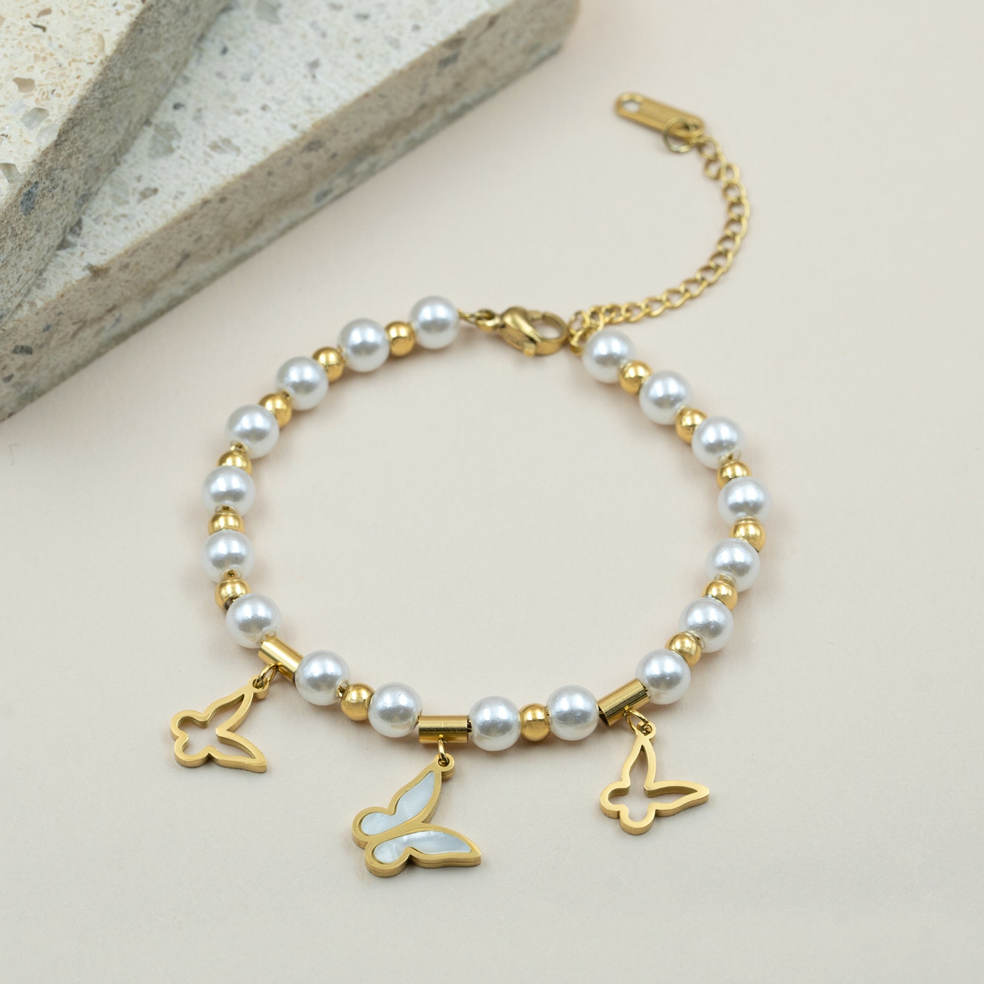 Artklim Golden Butterfly Bracelet