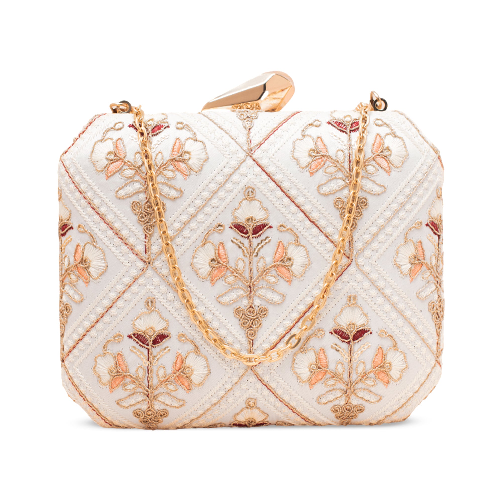 Artklim Mirror Mandala Embroidery Clutch