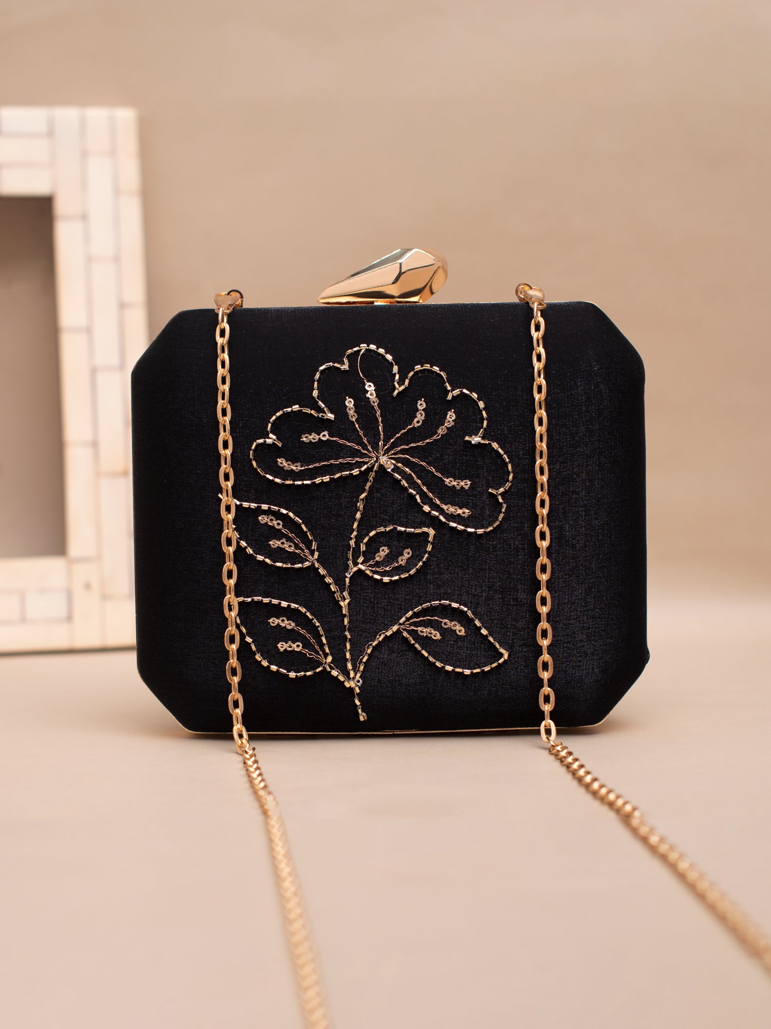Artklim Midnight Bloom Grace Clutch