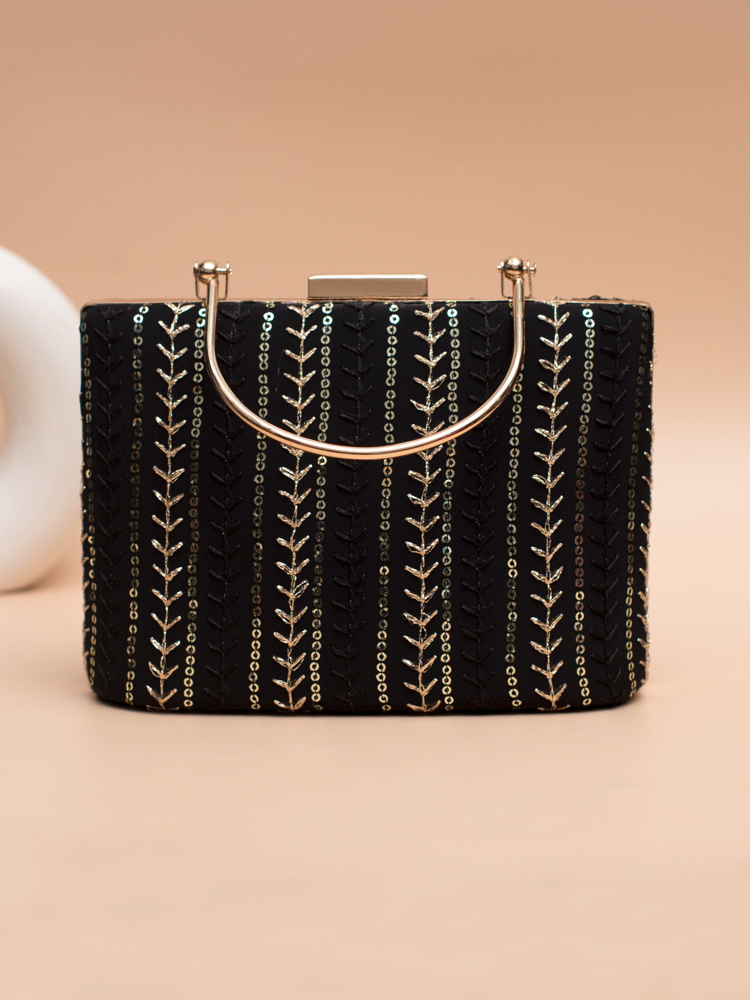 Artklim Golden Noir Clutch