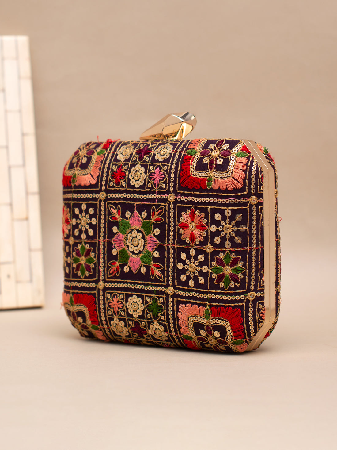 Artklim Regal Mosaic Bloom Clutch