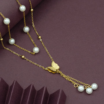 Artklim Pearl Harmony Layered Necklace