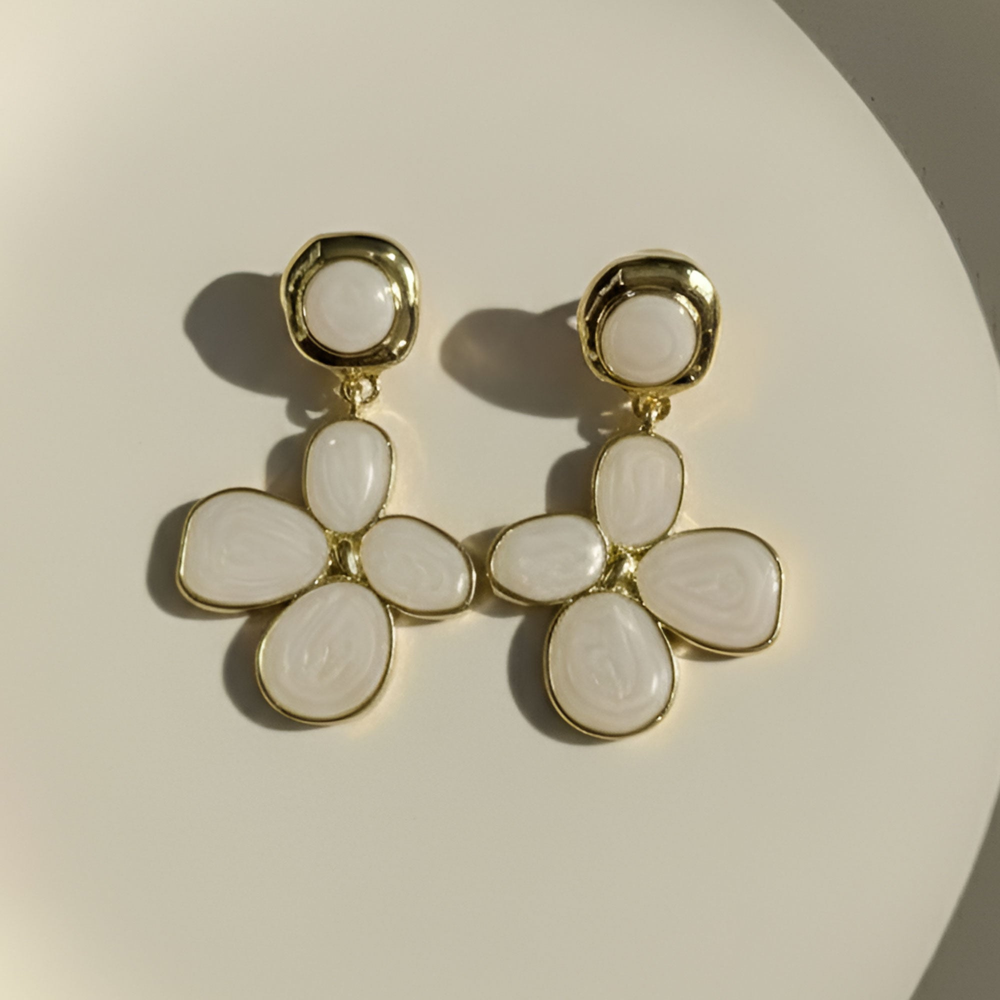 Artklim Anti-Tarnish Gold Plated Long Drop Earrings For Women