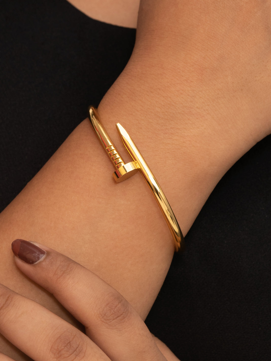 Artklim Gold Plated  Anti Tarnish Sculpt Nail Luxe