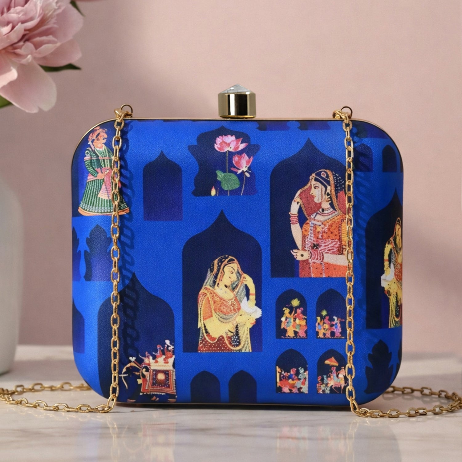 Mughal Women Printed Clutch