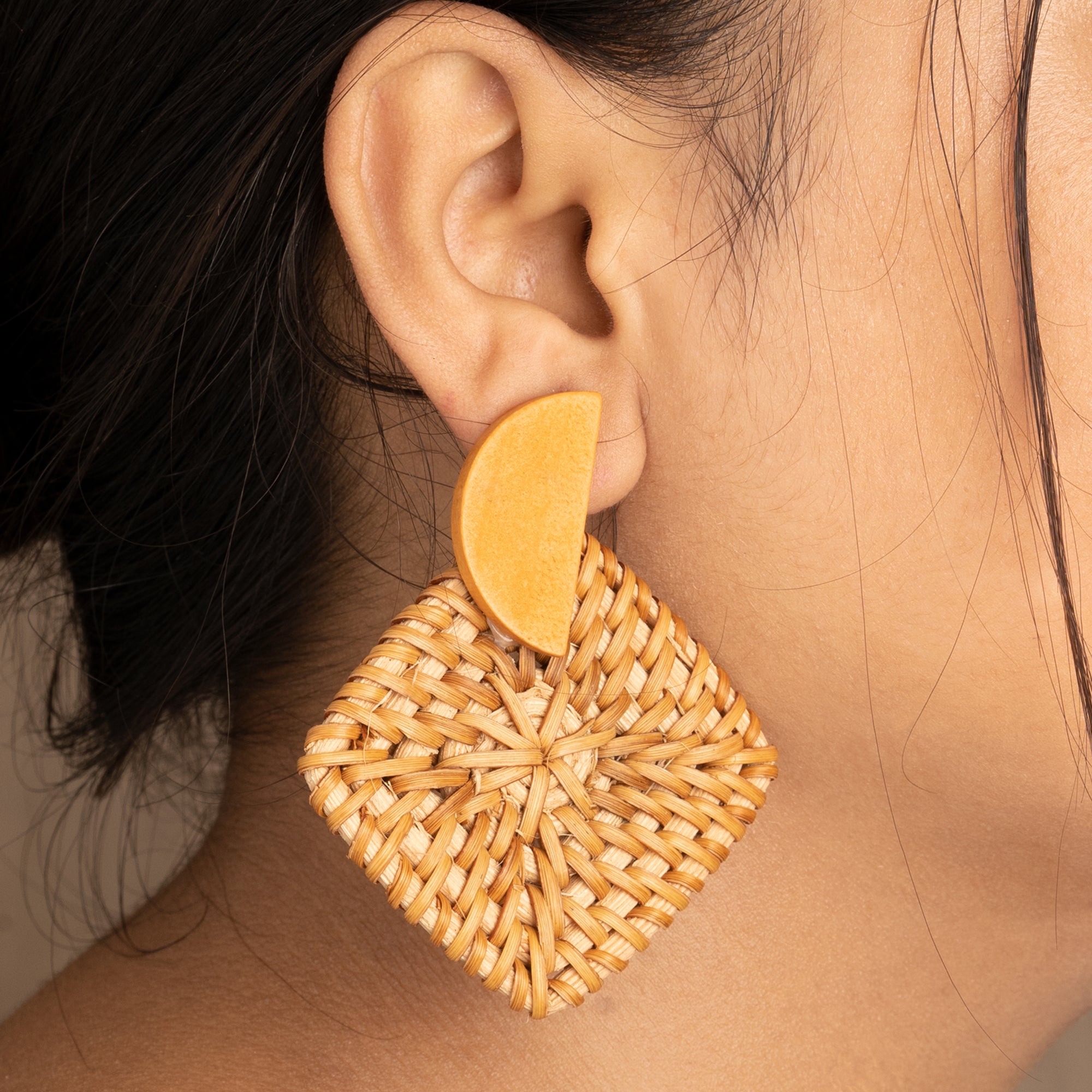 Artklim Natural Wooden Earrings