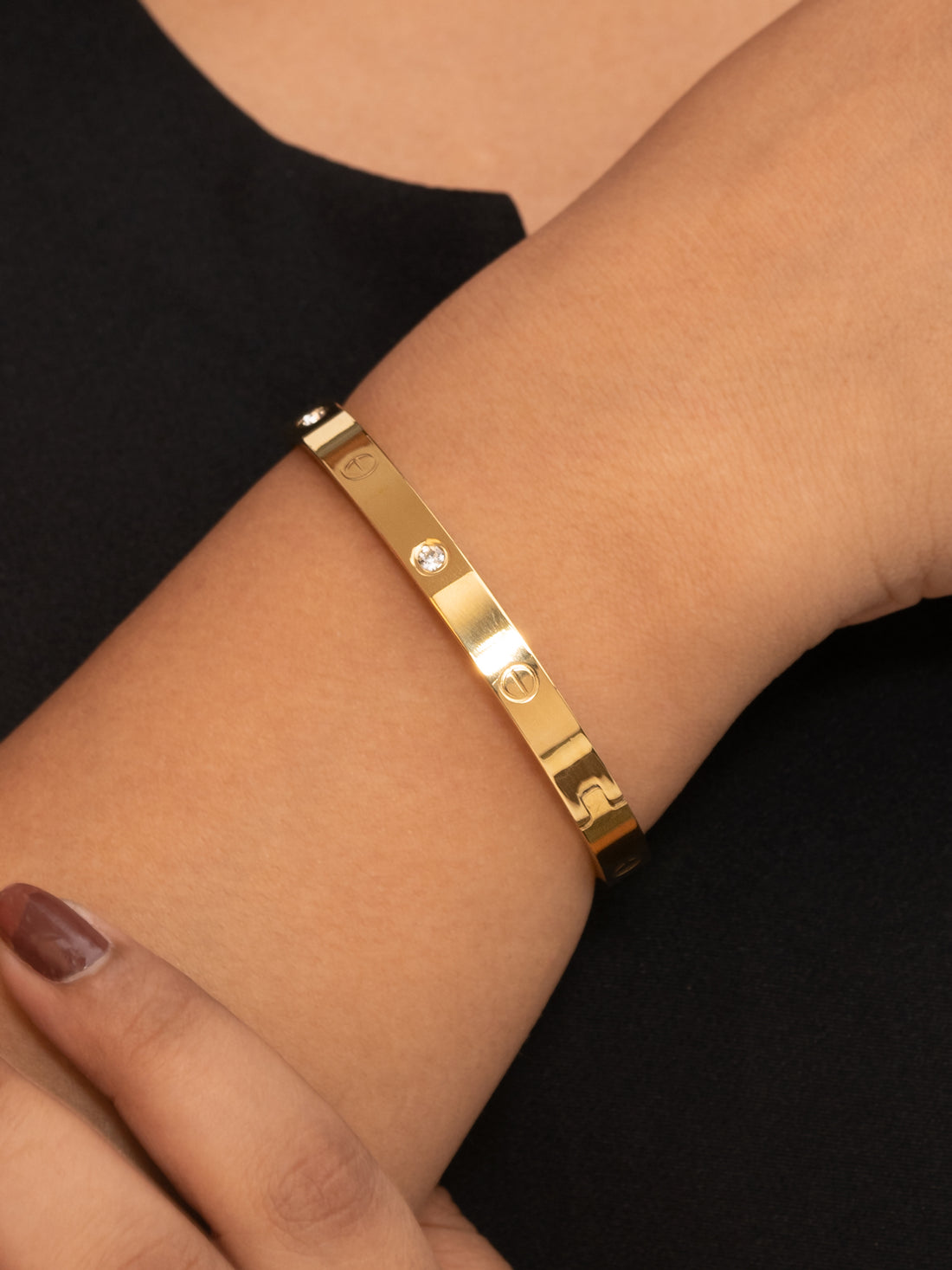 Artklim Gold Plated  Anti Tarnish Aurora Luxe Bracelet