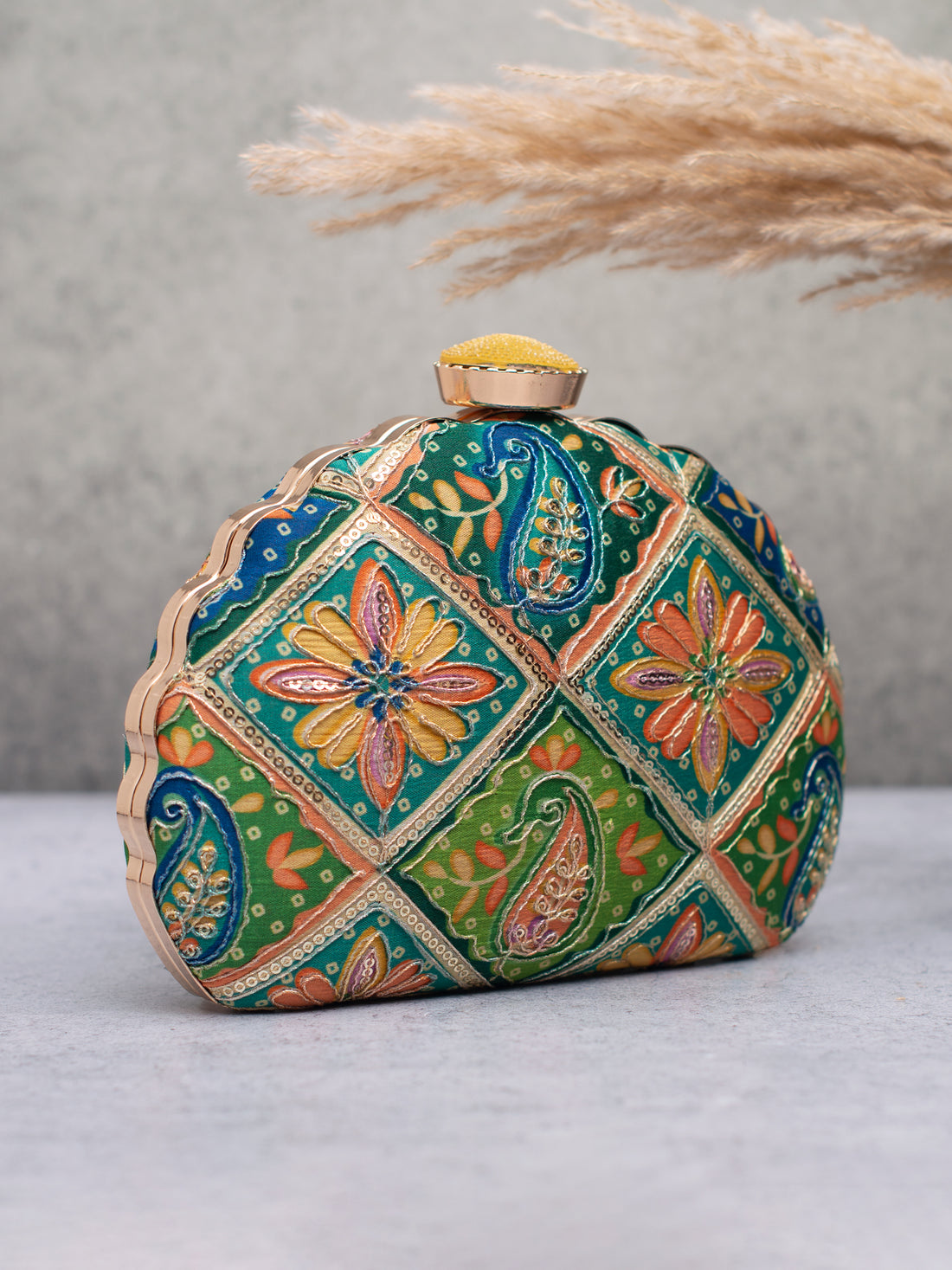Artklim Emerald Harmony Clutch