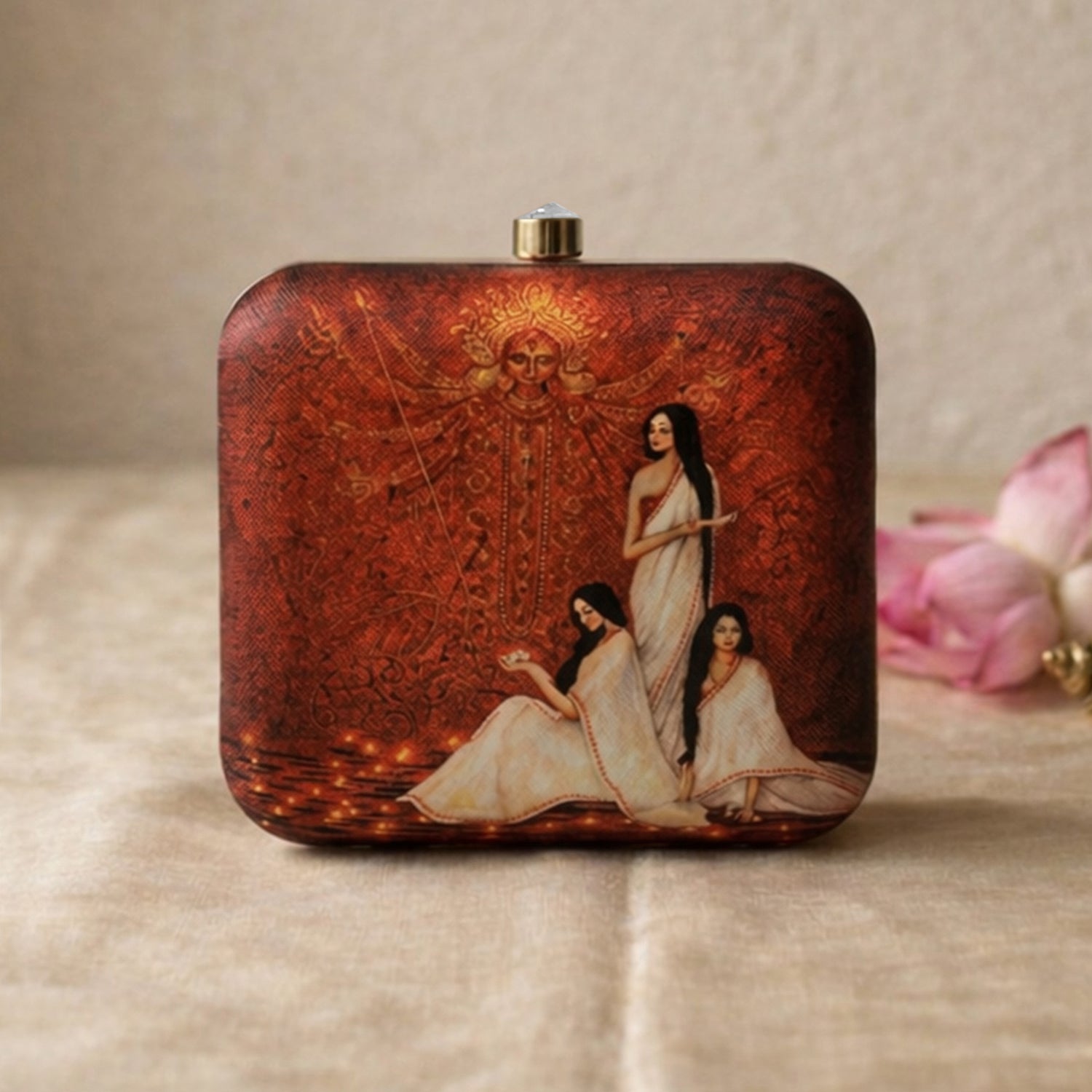 artklim Divine Feminine Radiance Clutch printed