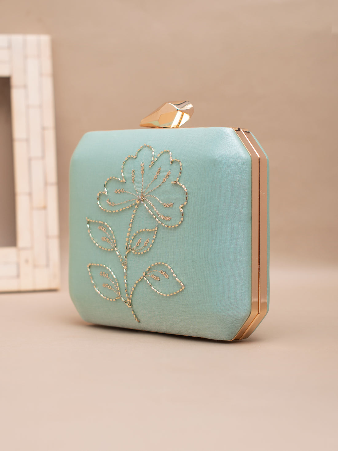 Artklim Aqua Bloom Elegance Clutch