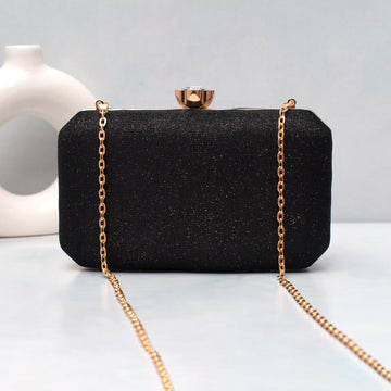 Artklim Midnight Sparkle Luxe Embroidered Clutch