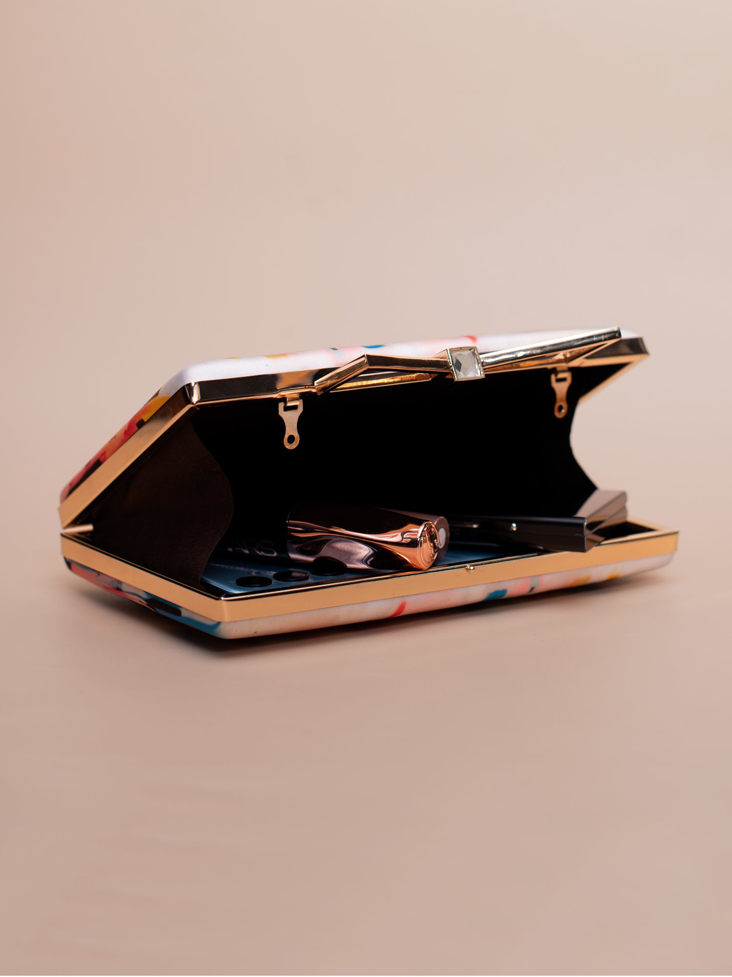 Artklim Skyline Pop Printed Clutch