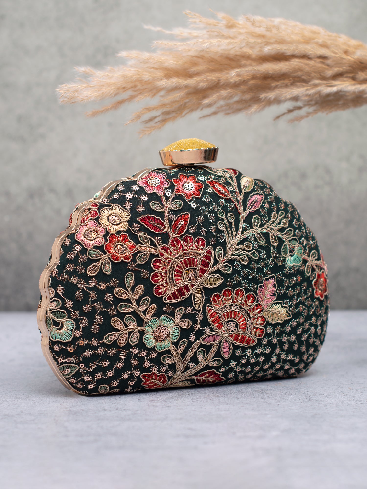 Artklim Midnight Bloom Clutch