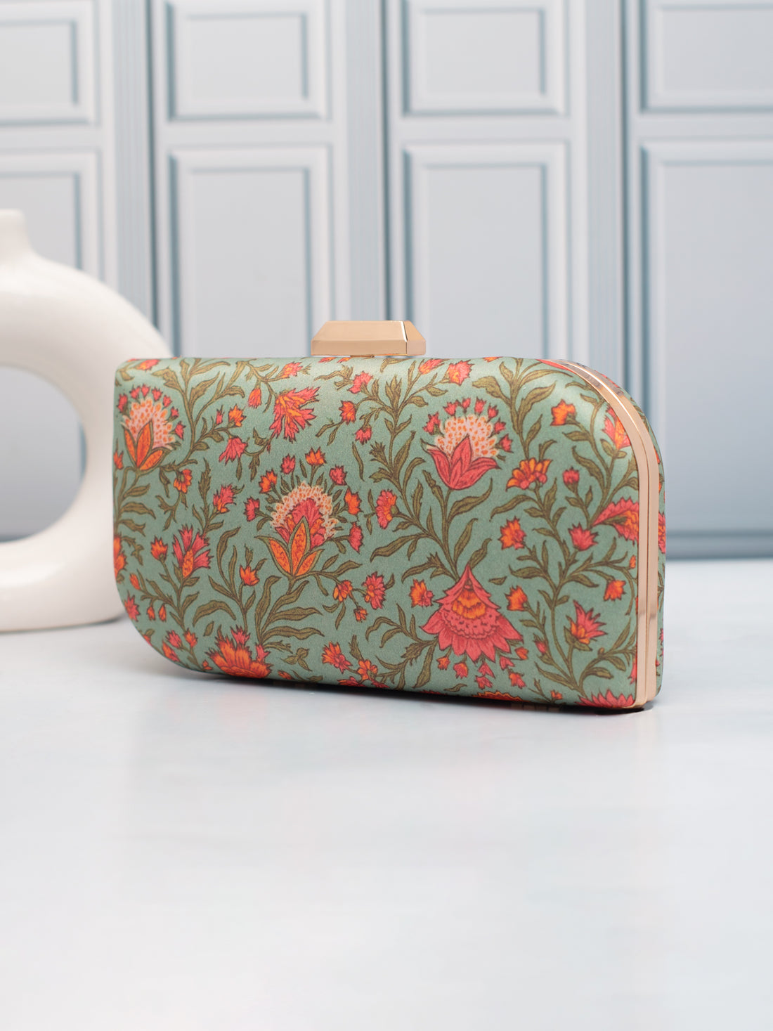 Artklim Garden Grace Printed Clutch