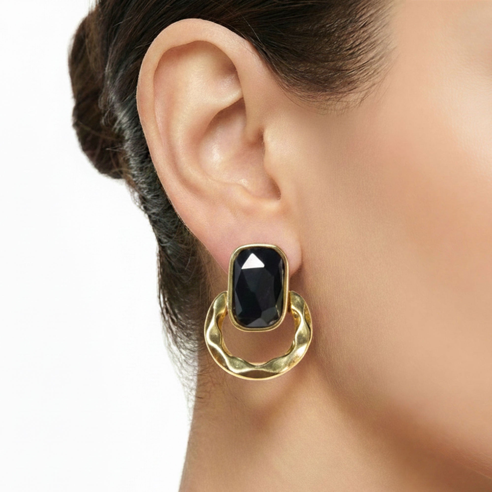 Artklim Anti-Tarnish Gold Plated Long Drop Earrings For Women