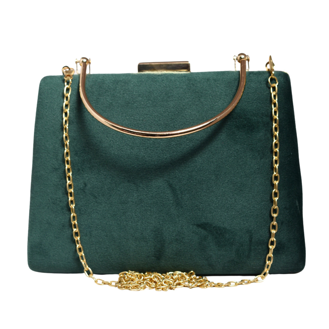 Green Fabric Clutch