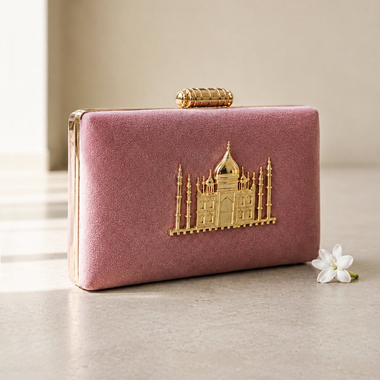 Artklim Royal Taj Mahal Embellished Clutch