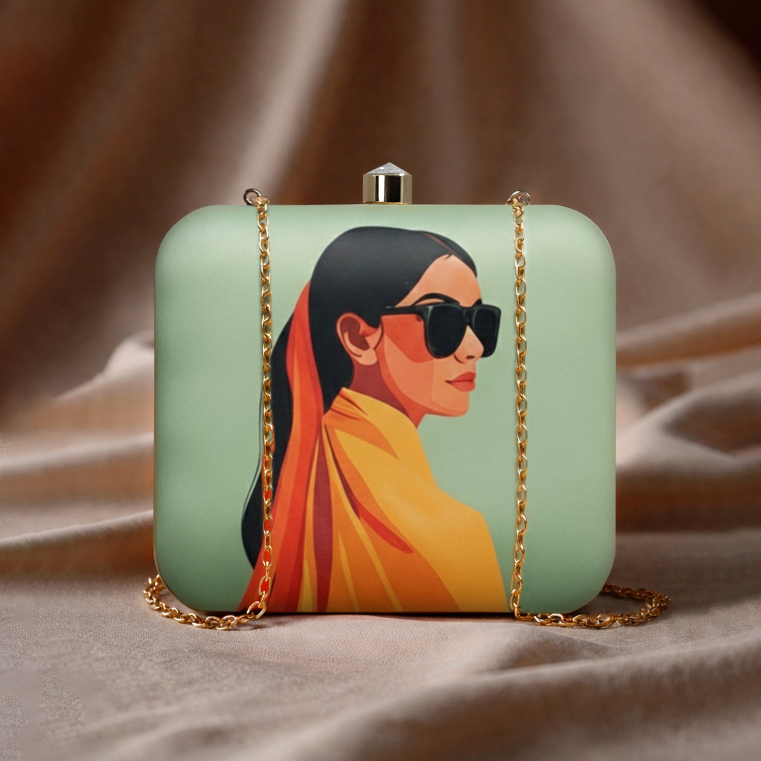 Glam Girl Portrait Clutch