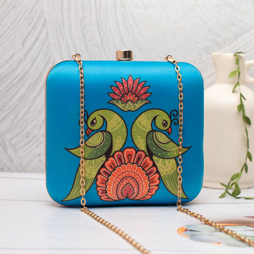 Artlim Royal Mor Pankh Potrait Clutch