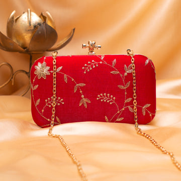 Artklim Royal Red Blossom Clutch