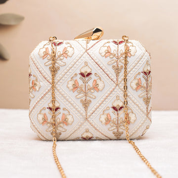 Artklim Mirror Mandala Embroidery Clutch