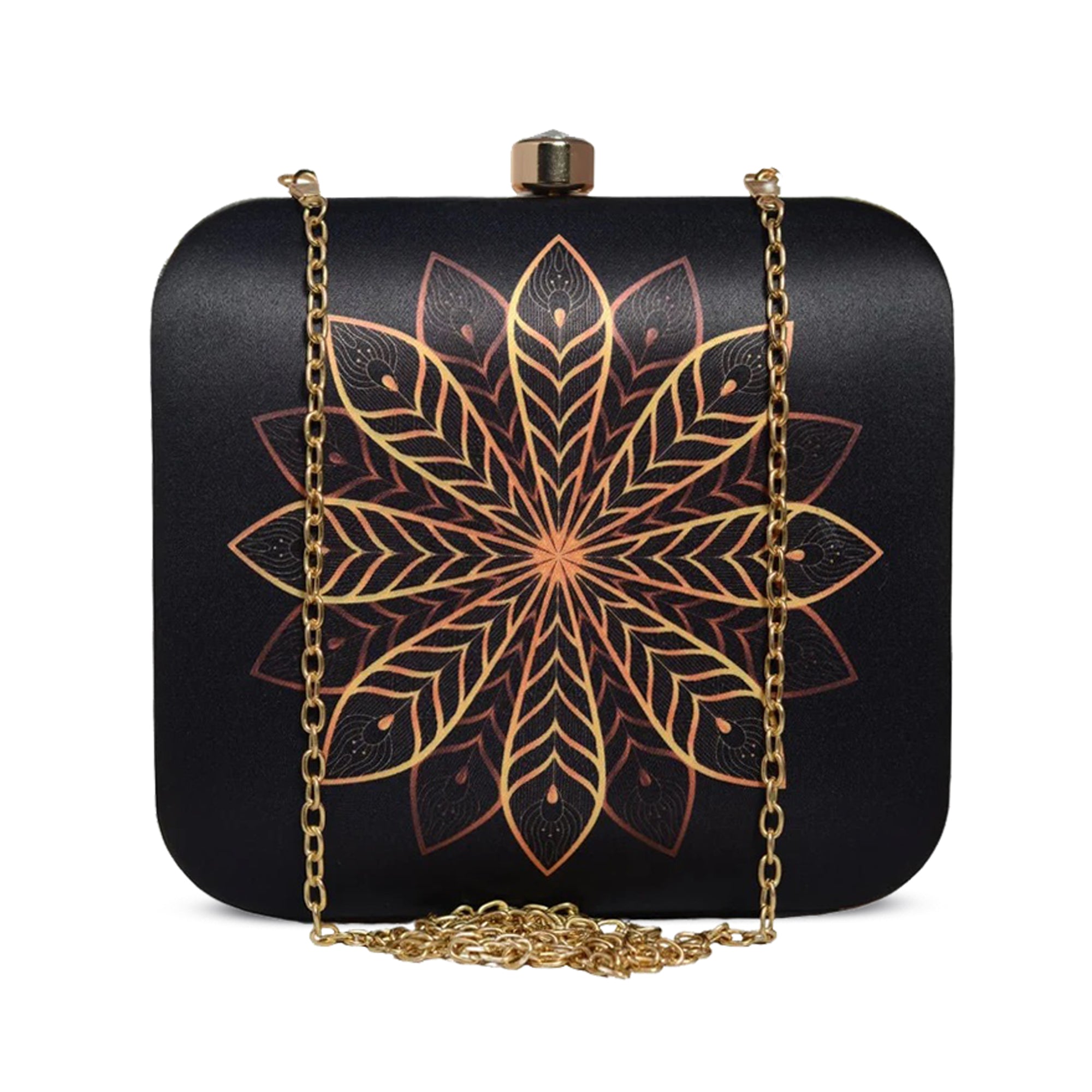 Artklim Luxe Edit: Mandala Clutch & Gold-Plated Floral Bracelet
