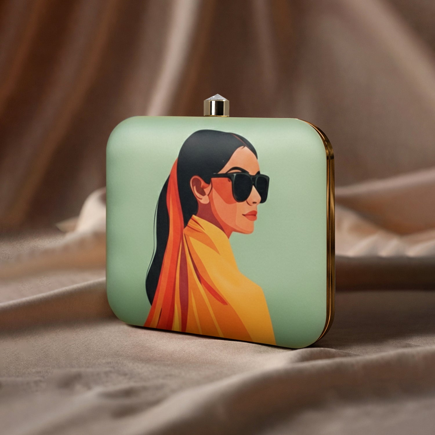 Glam Girl Portrait Clutch