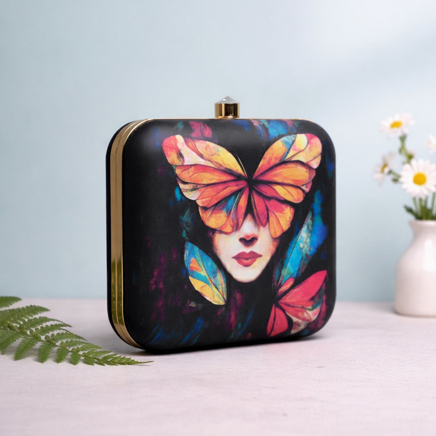 Artklim Butterfly Women Printed Clutch