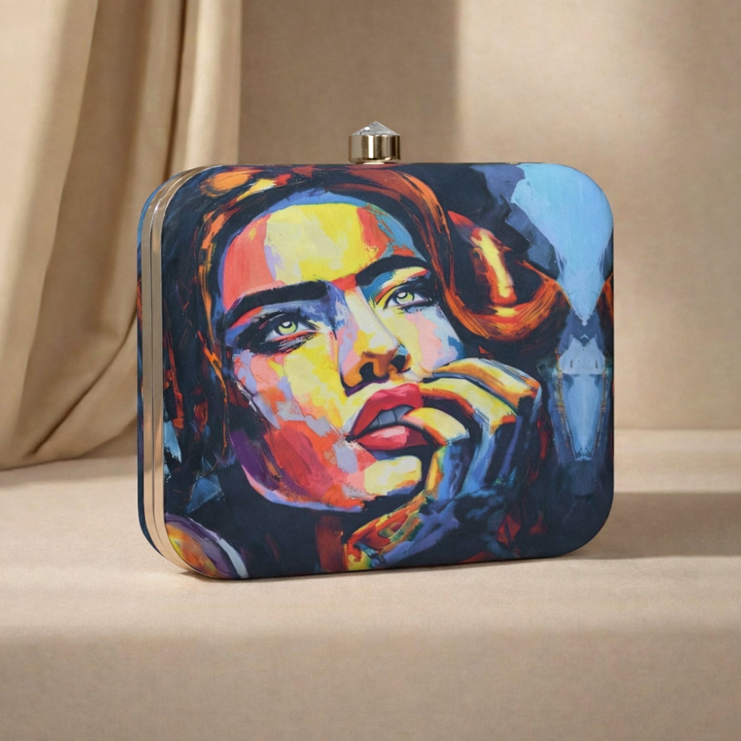 Artklim Abstract Women Printed Clutch