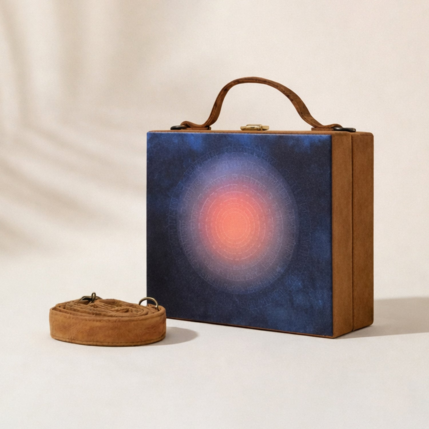 Chanting Printed Suitcase Style