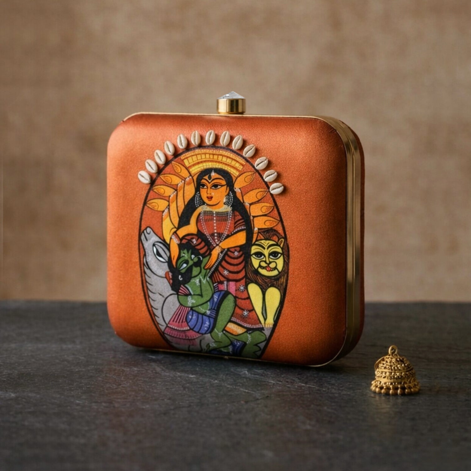 Artklim Divine Harmony Printed Clutch