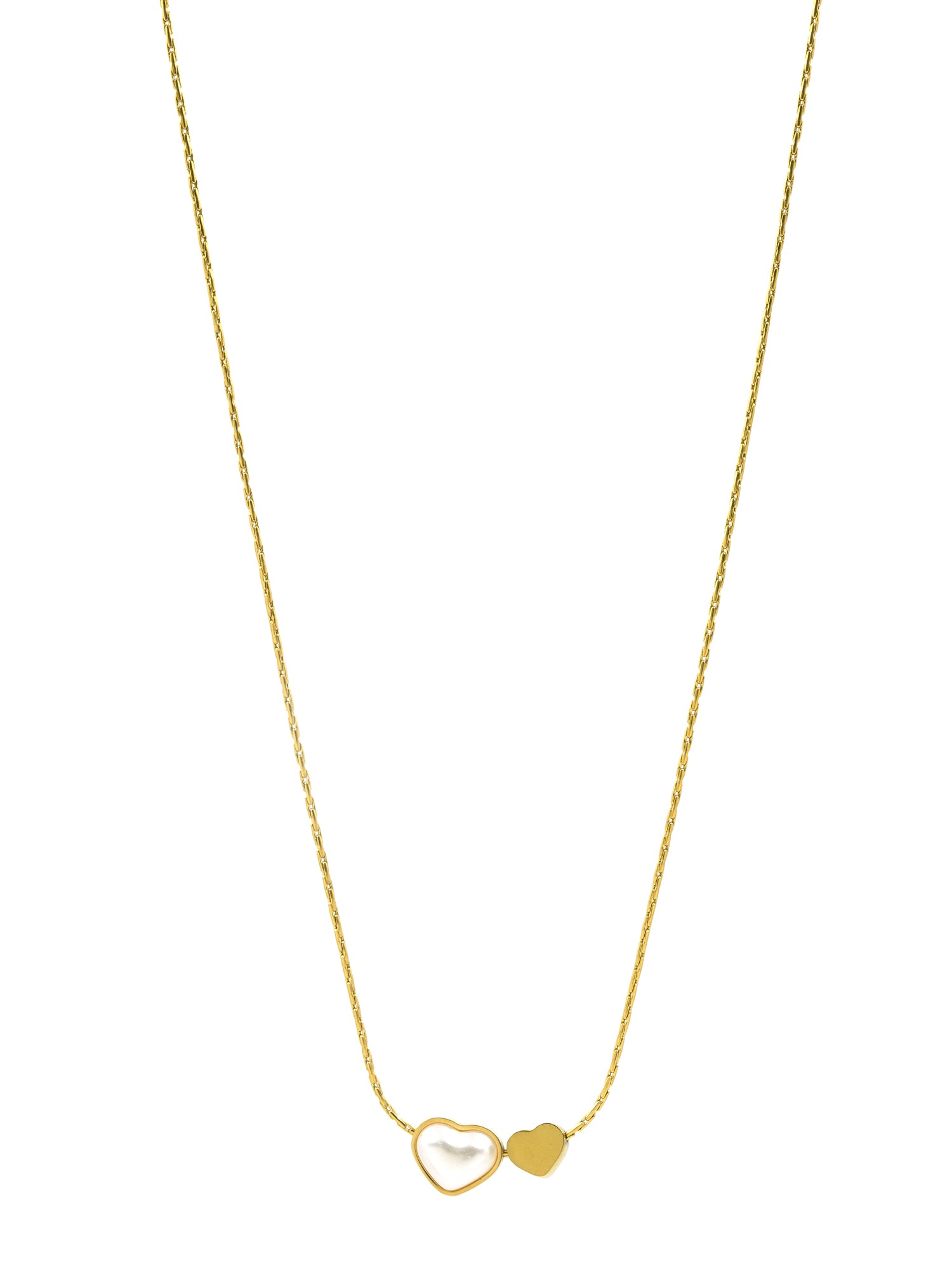 Artklim Golden Heart Duo Necklace