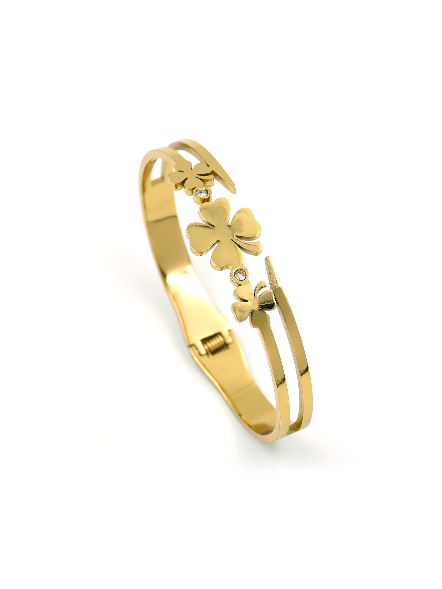 Artklim Golden Clover Charm bracelet