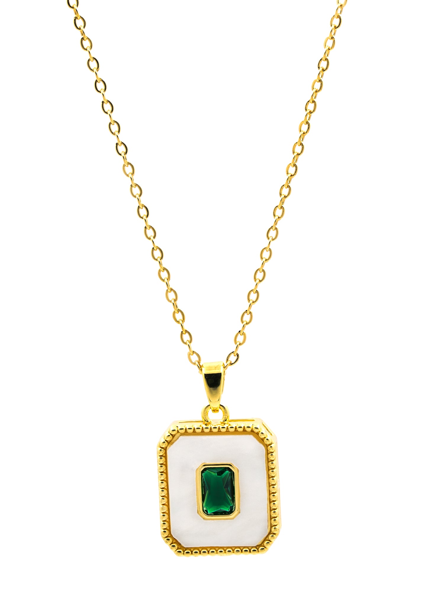 Arklim Emerald Enchant Anti Tarnish Pendant