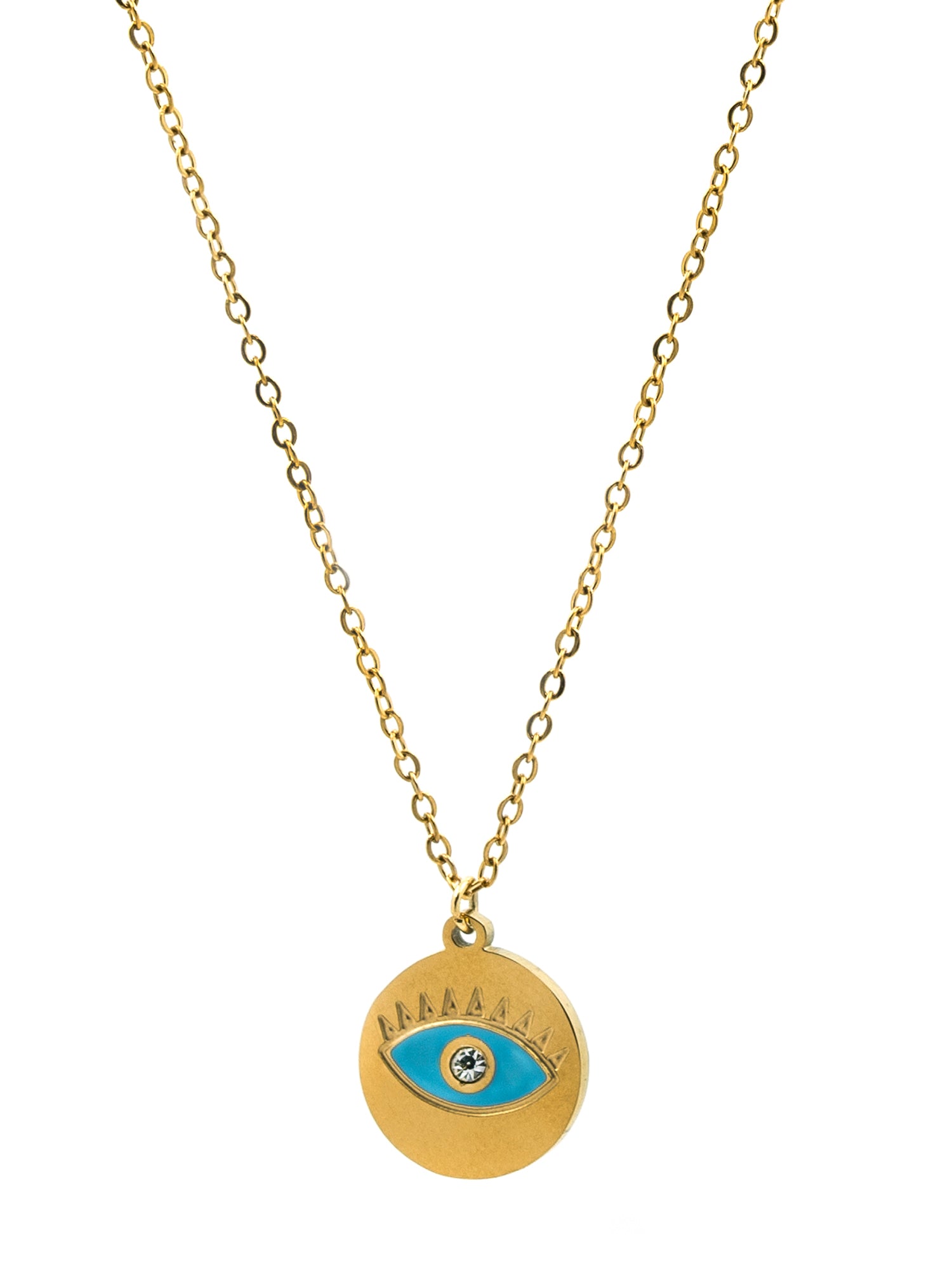 Arklim Evil Eye Lucky Charm Anti Tarnish Pendant