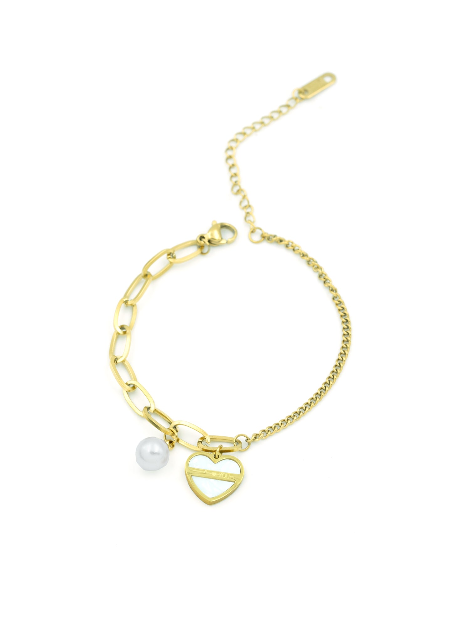 Artklim Gold Heart Bracelet