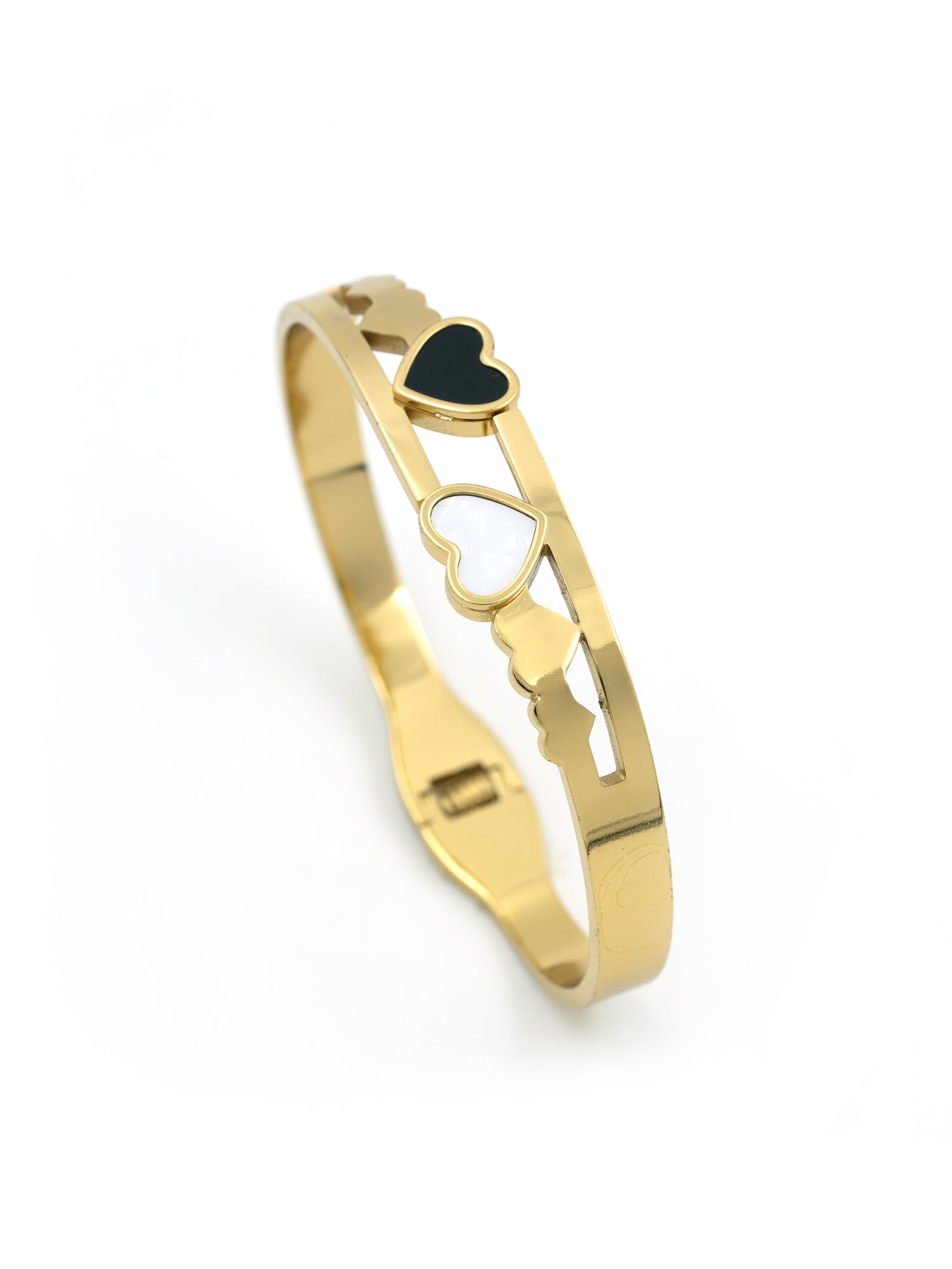 Artklim Gold Plated Eternal Hearts Anti Tarnish Bracelet