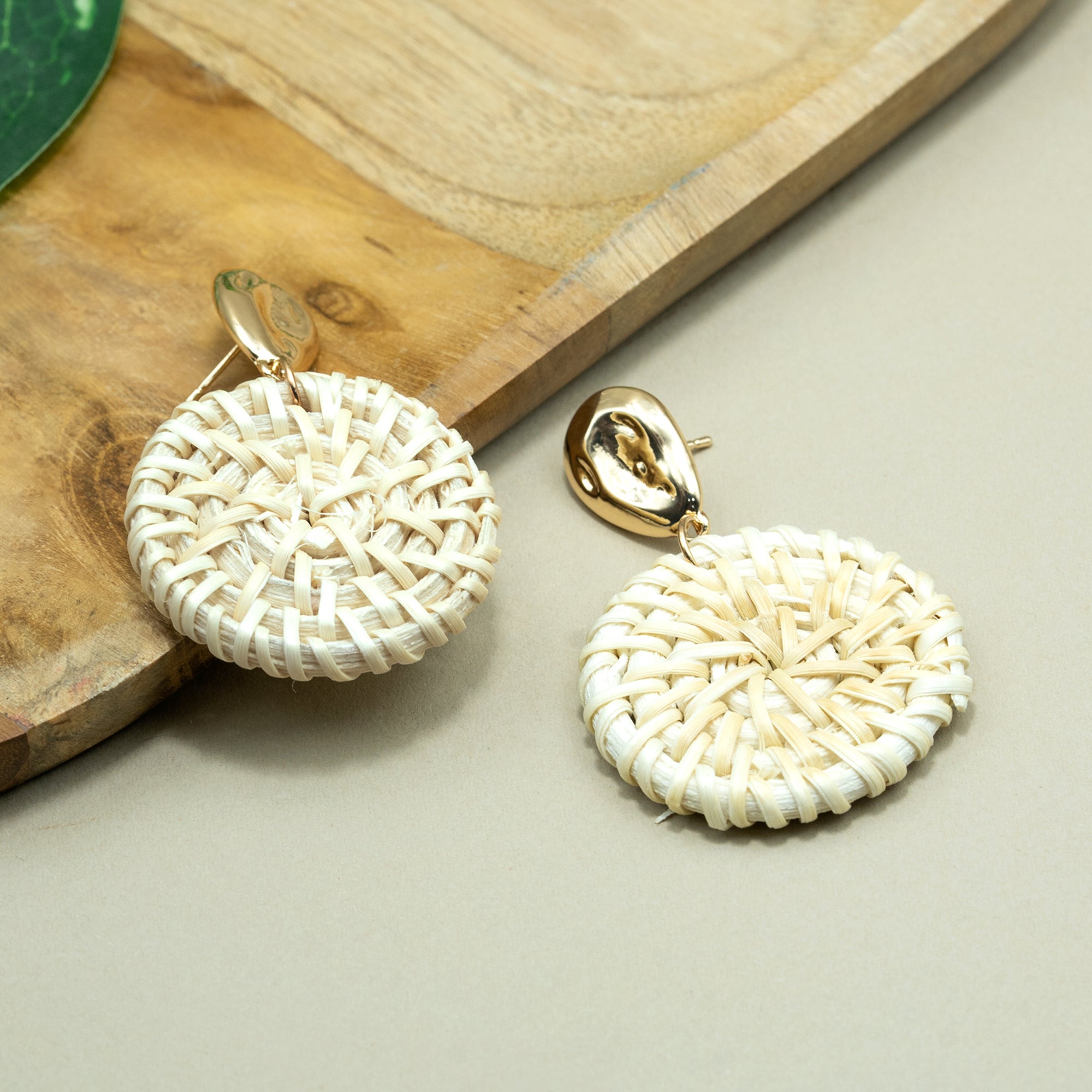 Artklim Pearl Weave Drop Earrings