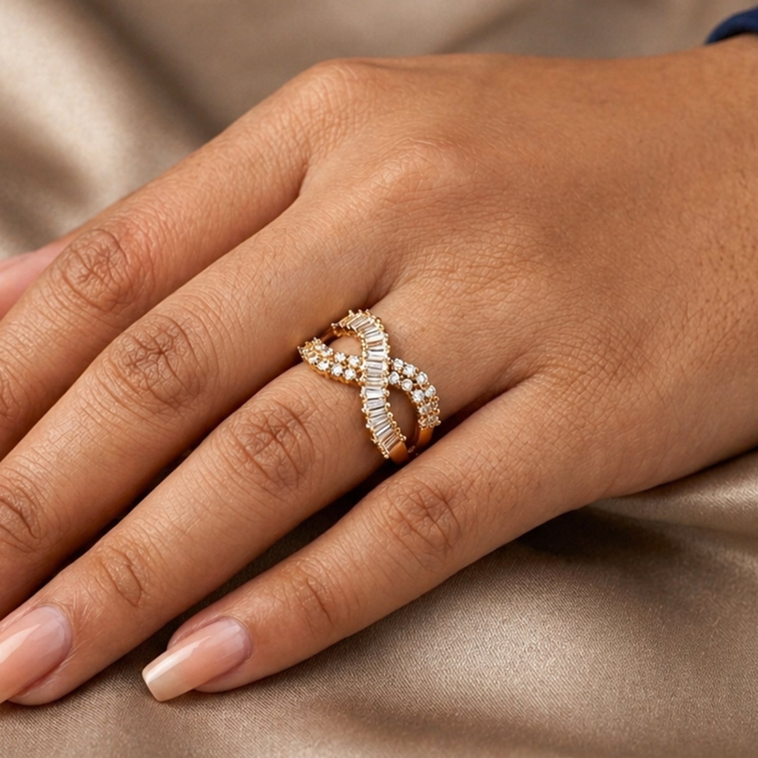 Artklim Classic Gold Finish Anti-Tarnish Ring