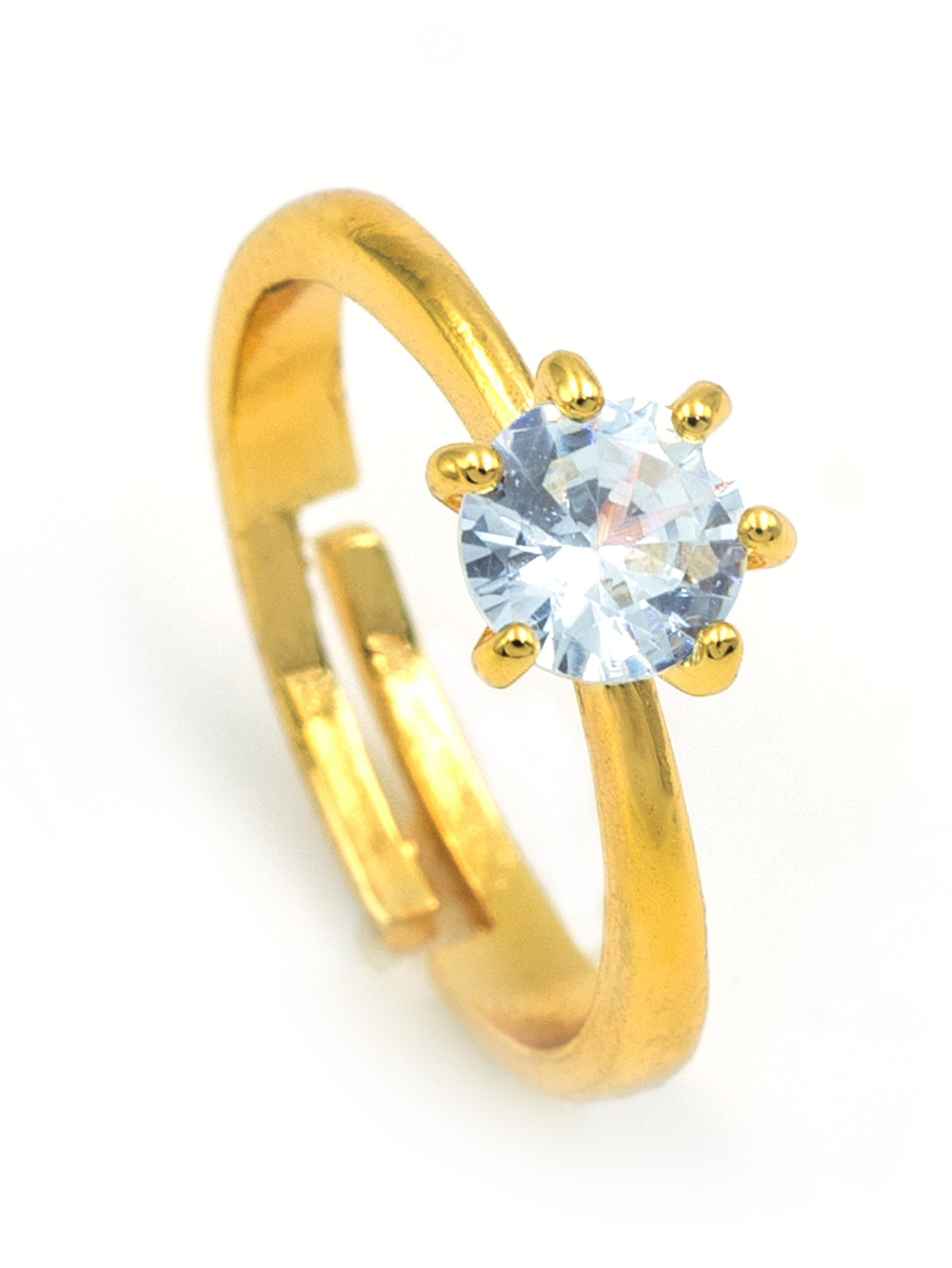 Artklim Gold-Plated Eternal Elegance  Anti Tarnish Ring