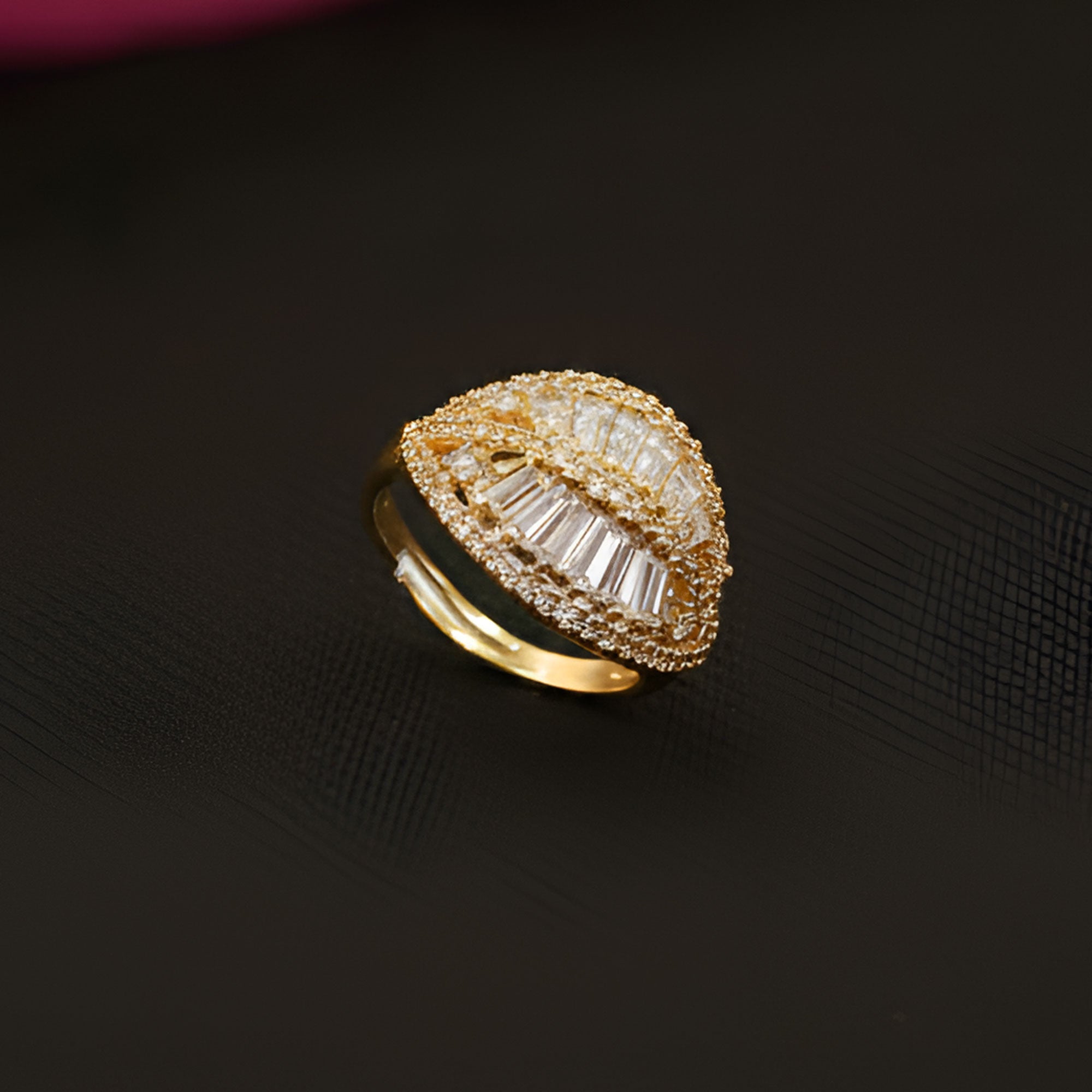 Artklim Gold-Plated Aurelia Glow Anti-Tarnish Ring