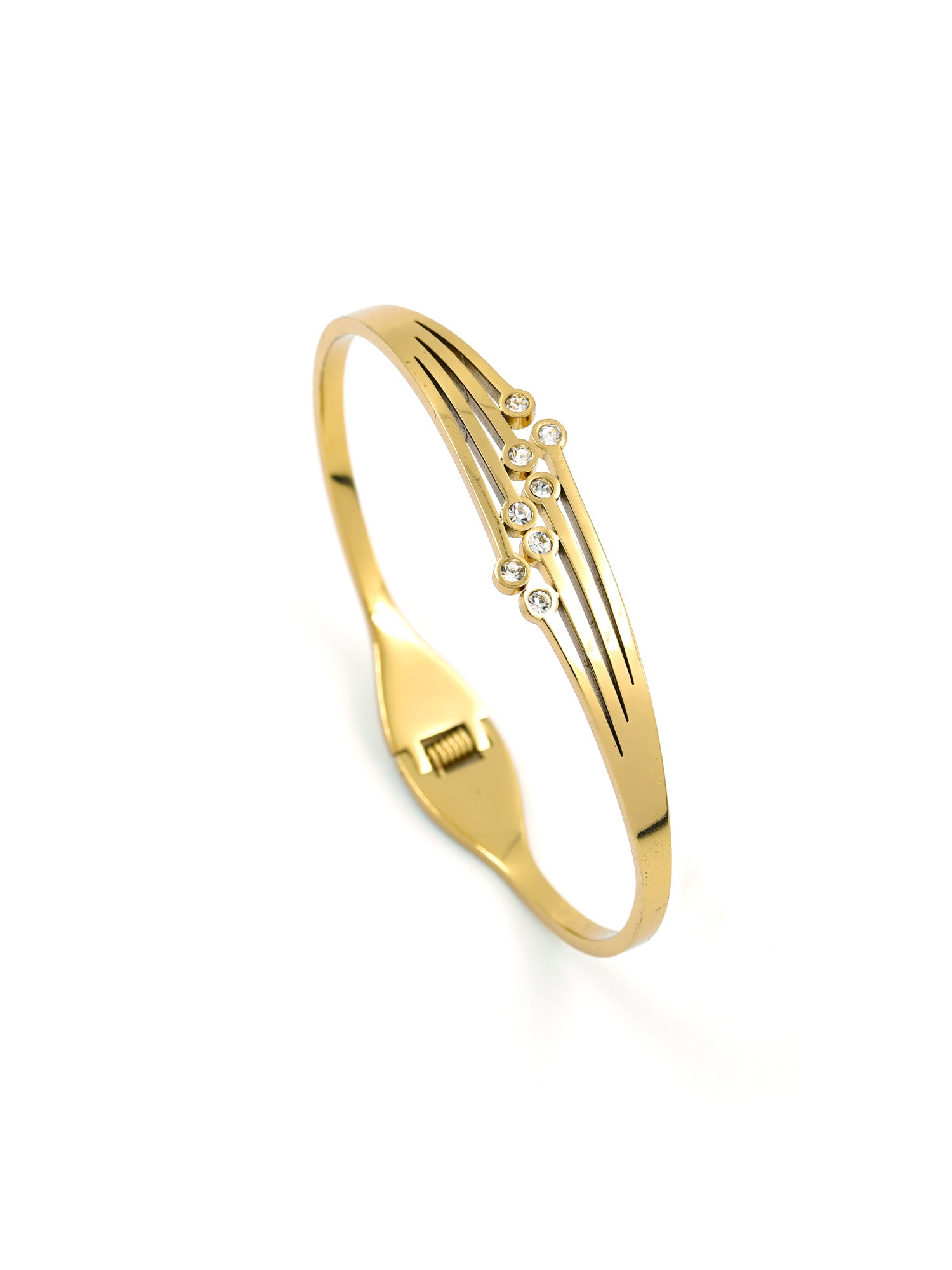 Artklim Radiant Flow Golden Bracelet