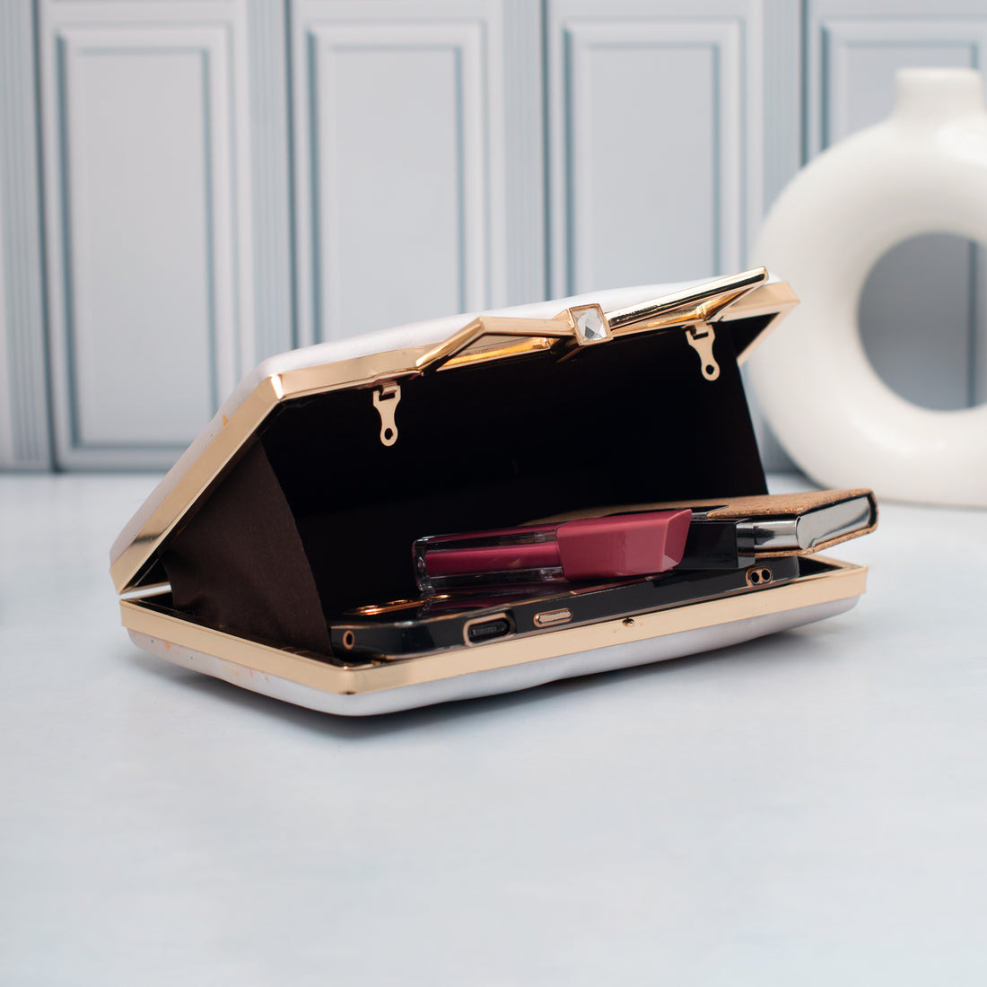 Artklim Artistry in Bloom Printed Clutch