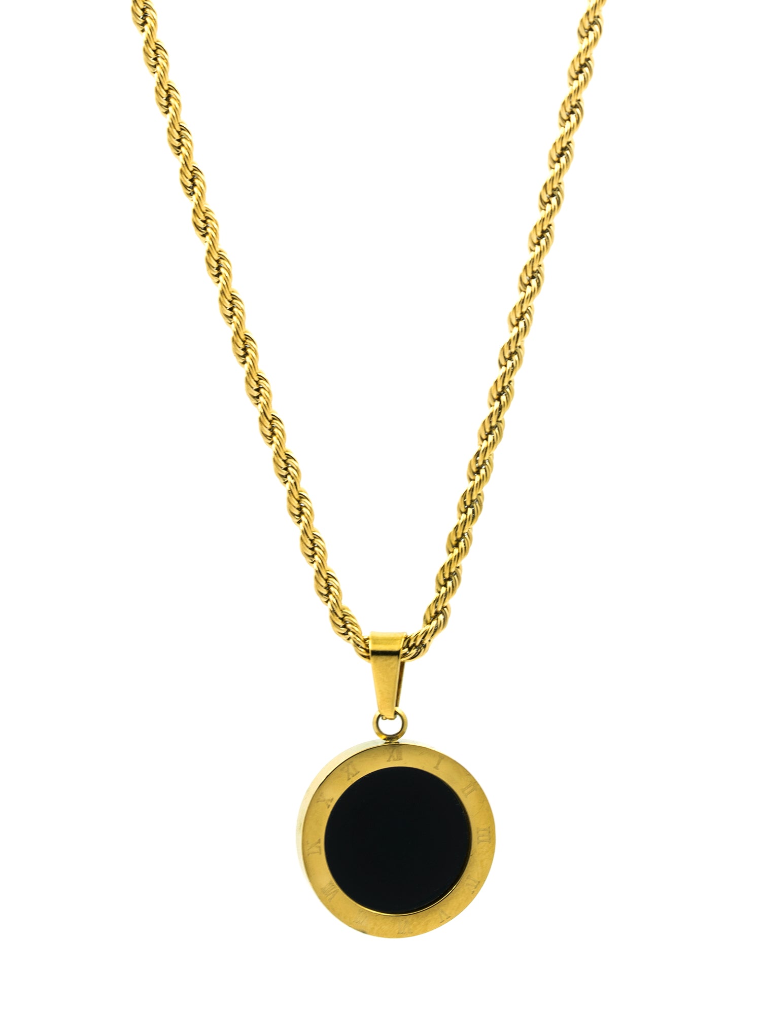 Arklim Roman Night Disc Anti Tarnish Pendant
