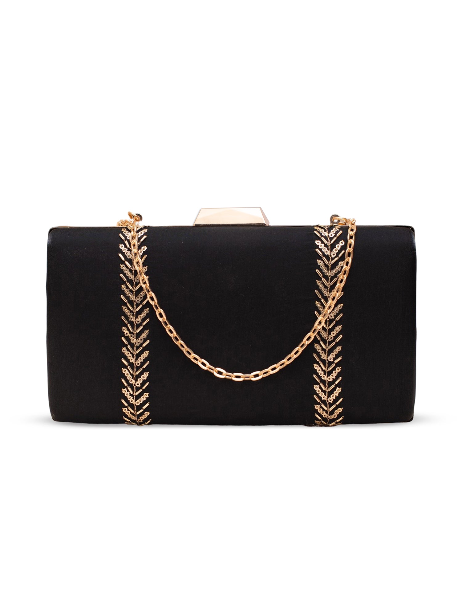 Artklim Black Regal Glow Clutch